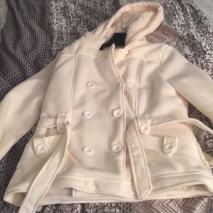 Cream coat